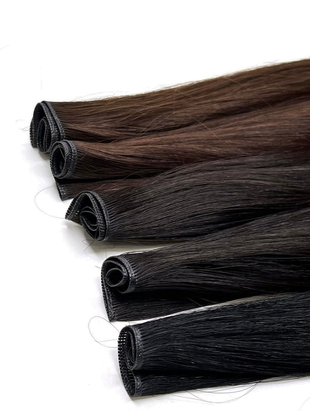 Handmade Customized Wefts And Clip In