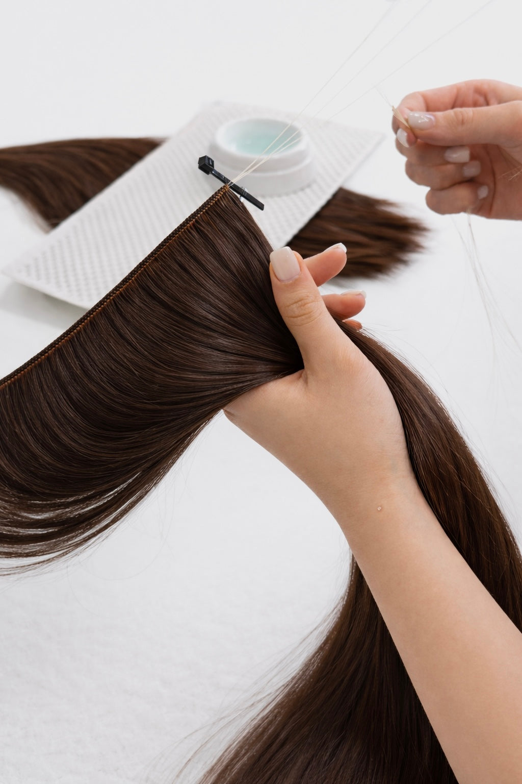 Silk Seam™ Clip-In, Dark Brown