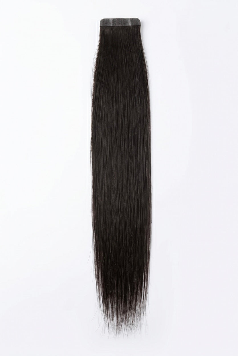 Natural Dark Brown Slim Tape
