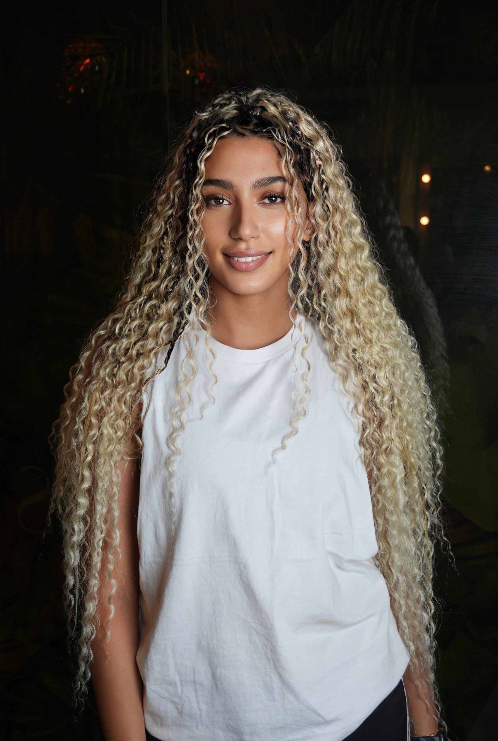 curly hair extension