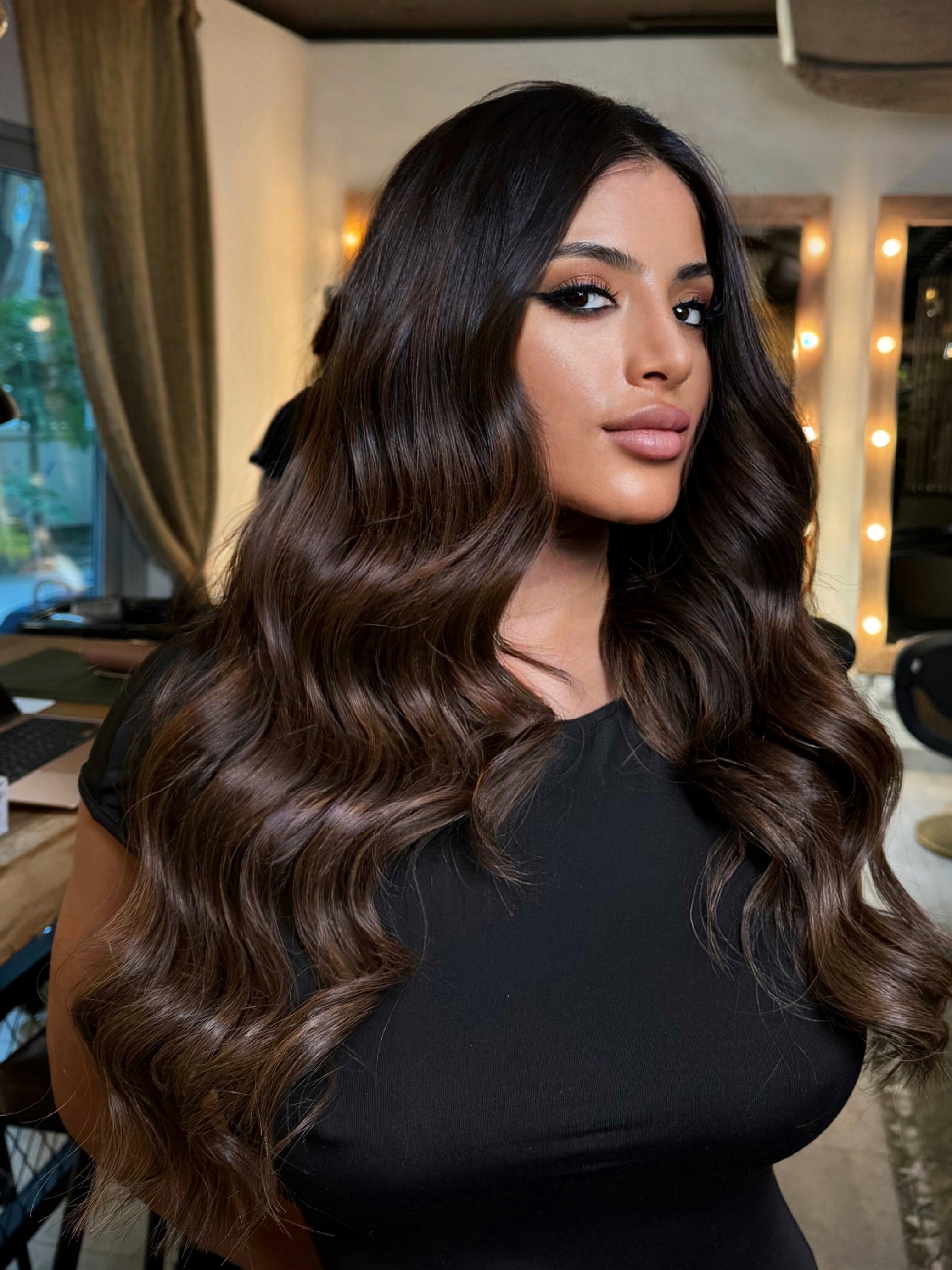Natural Clip-In Hair Extensions in Dubai