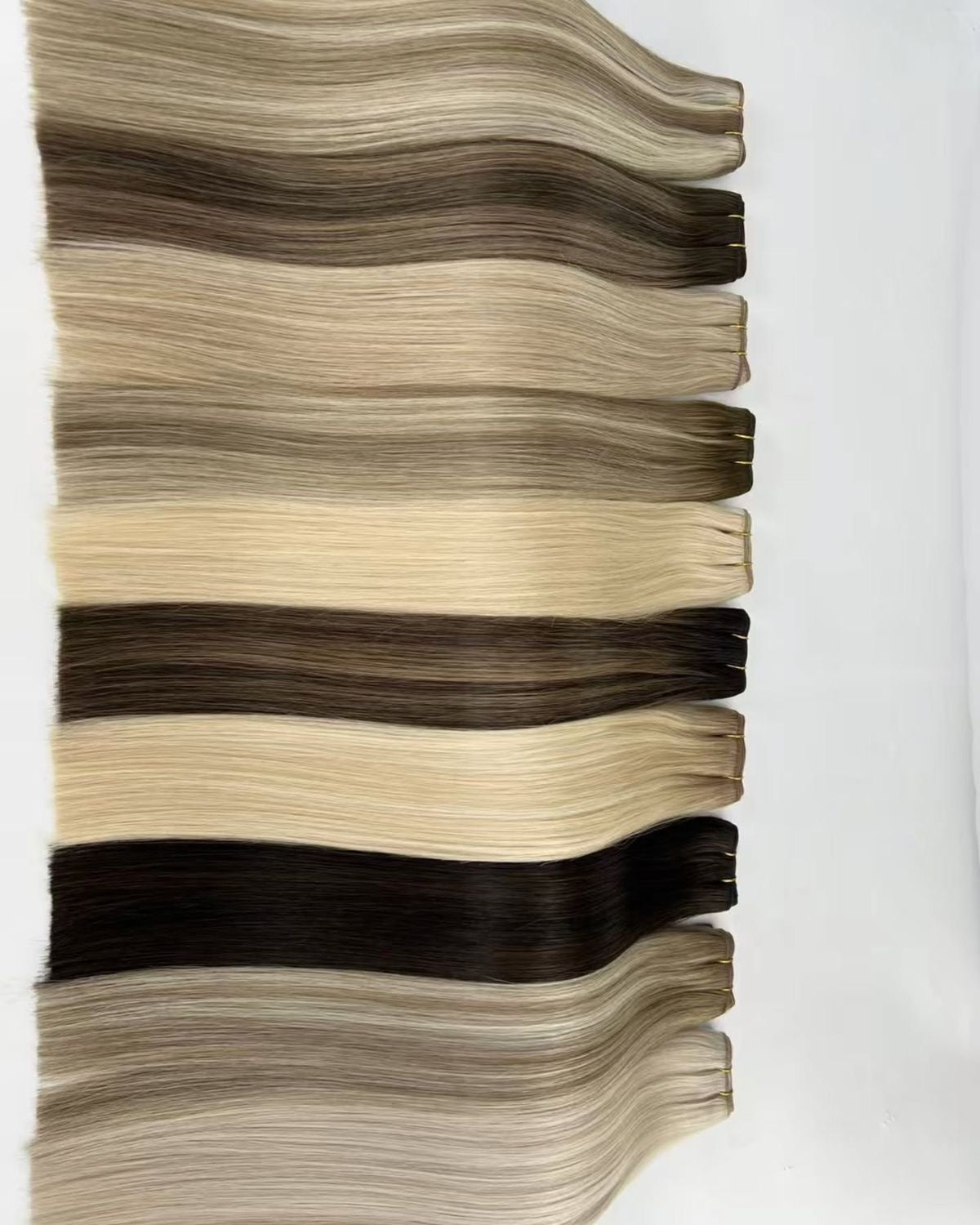 Handmade Customized Wefts and Clip-in
