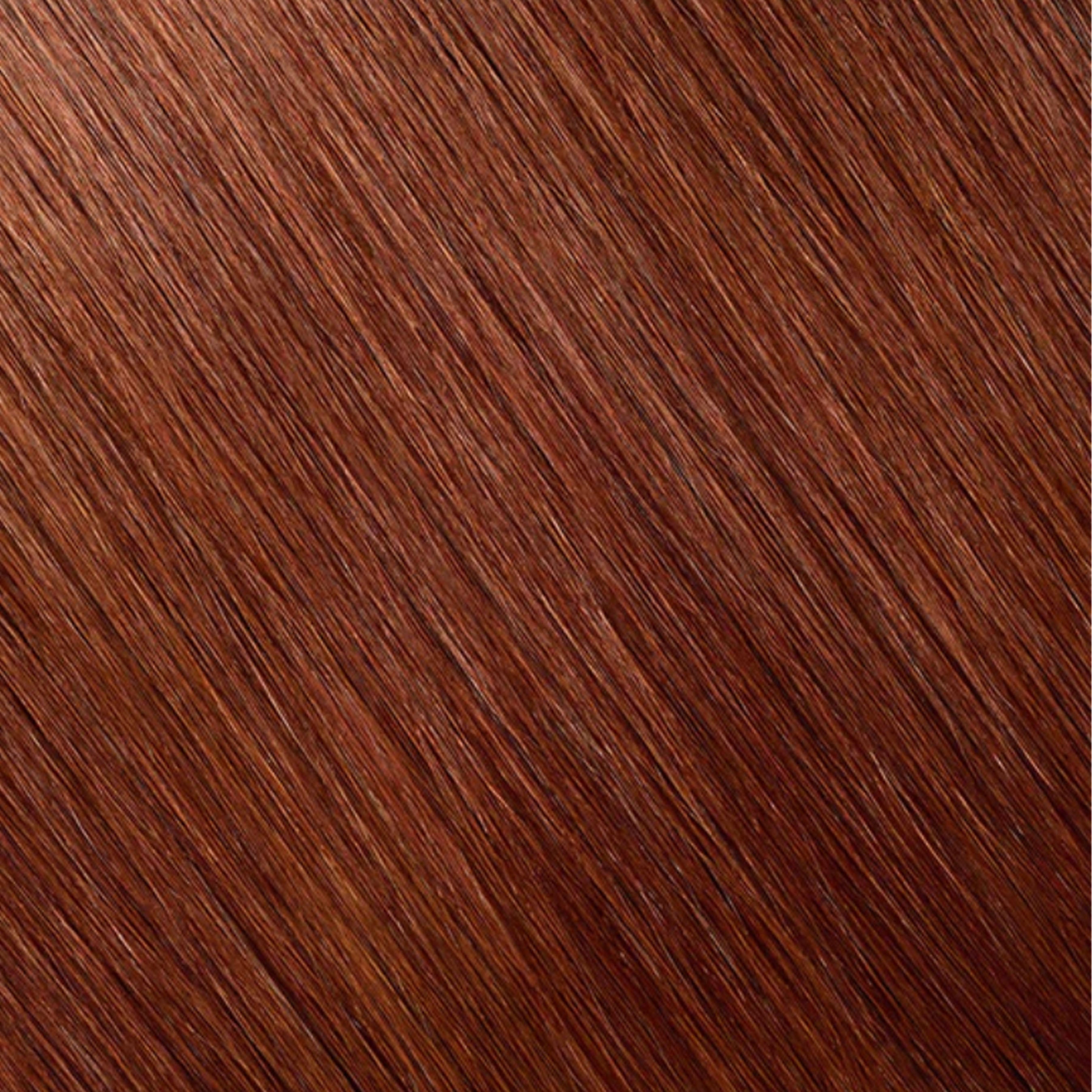 Close-up of brown hair strands