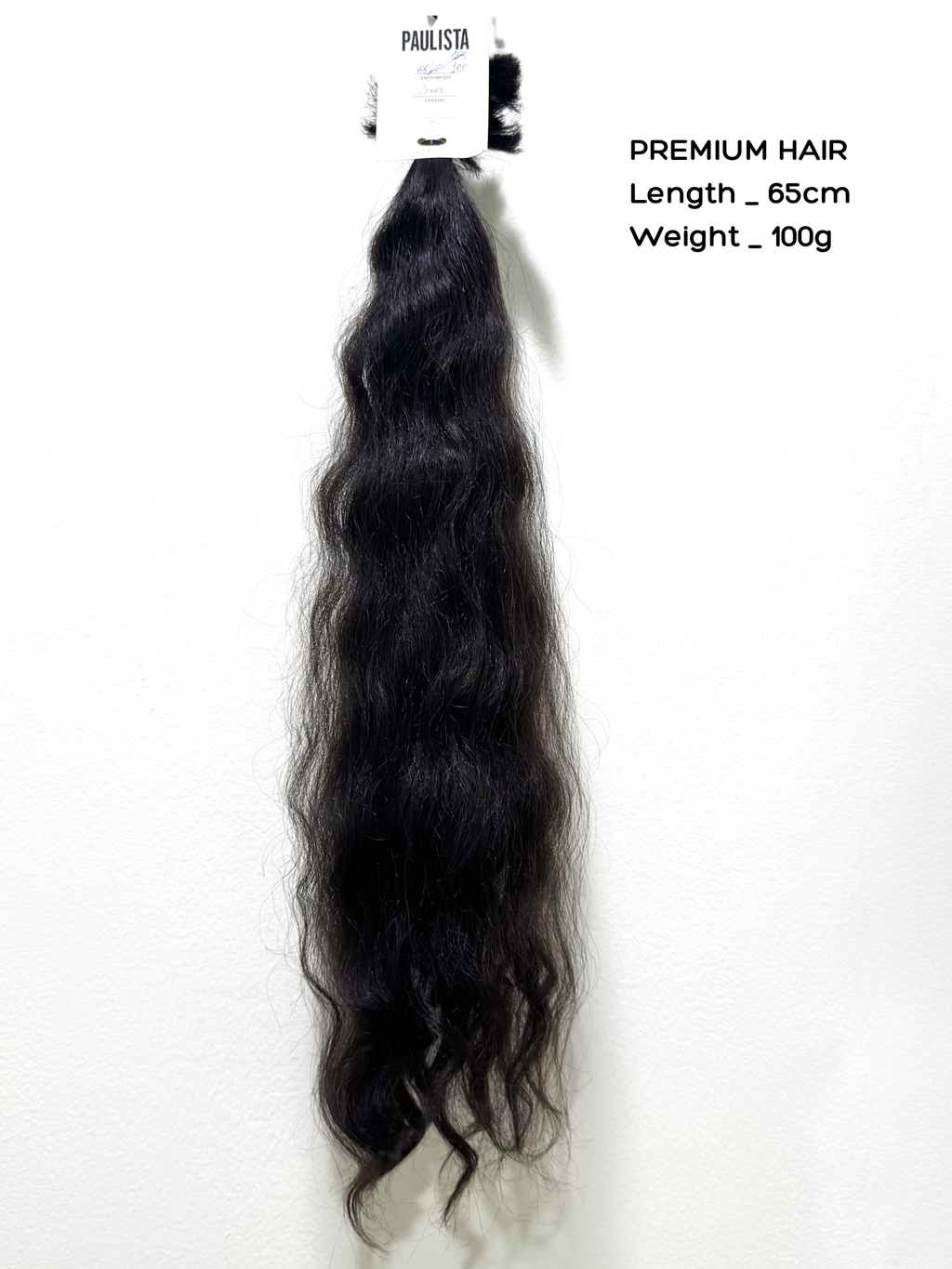 Black Curly Hair Extension 85 cm