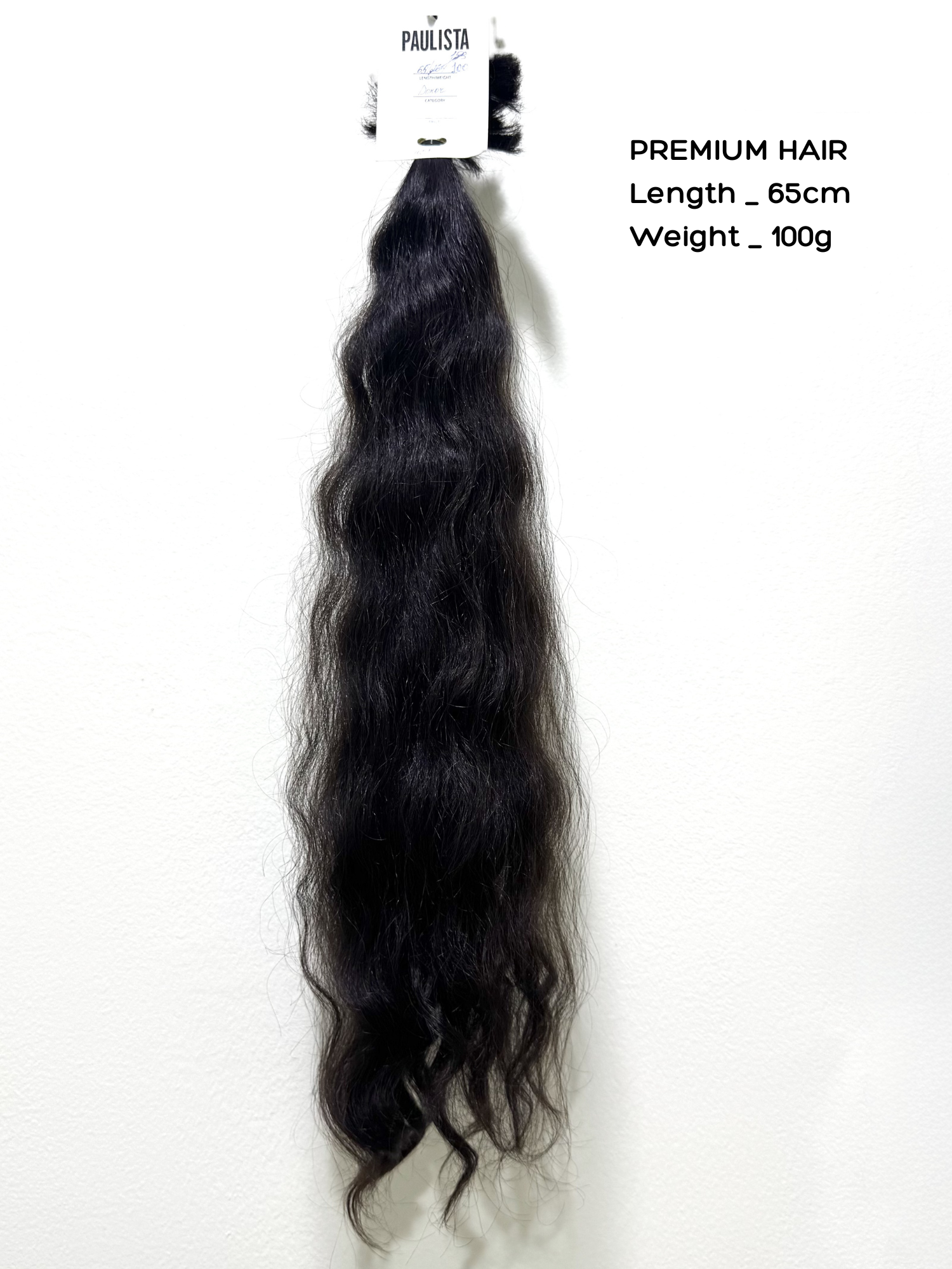 Black Curly Hair Extension 85 cm