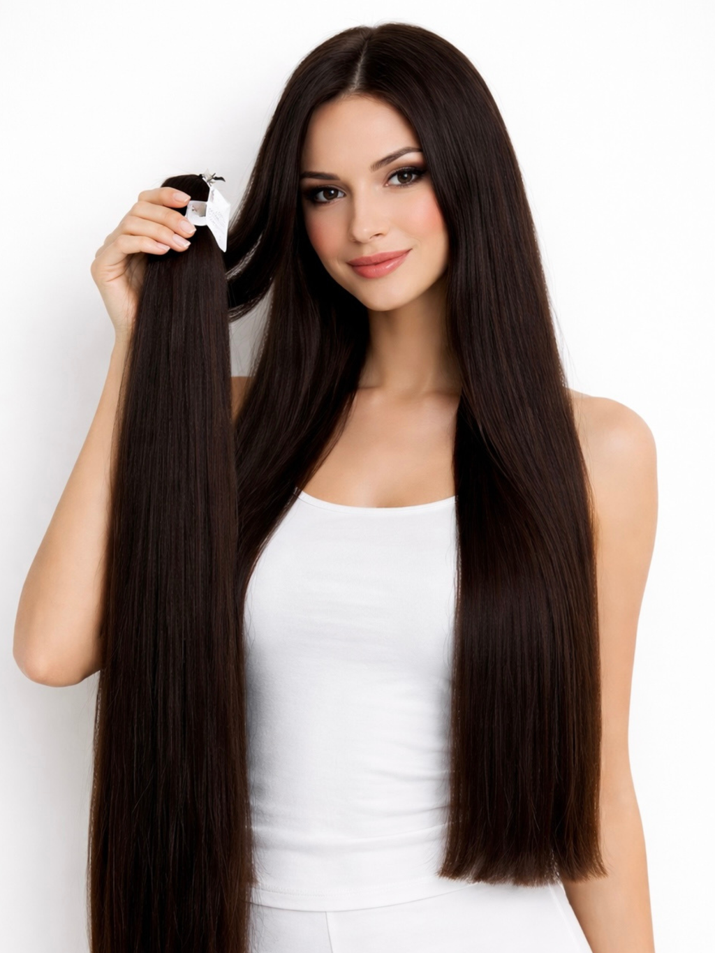 Black Straight Hair Extension 85 cm